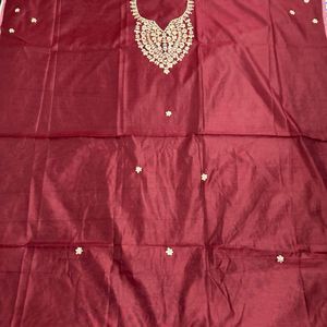 Brand New Chanderi Kurti Fabric . Special Offer