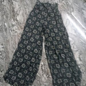 Trendy Stylish High Waste Wide Legs Trouser