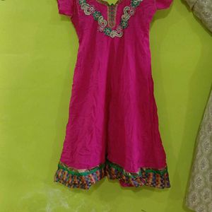 Anarkali Red Rose