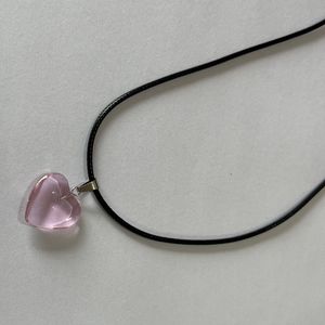 Pink Heart Necklace