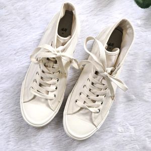 H&M Canvas Hi-tops Shoes (Unisex)