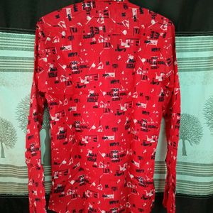 Mens Red Colour Shirt New