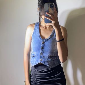 Zara Denim Vest