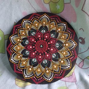 beautiful handmade dotting mandala art 🔥