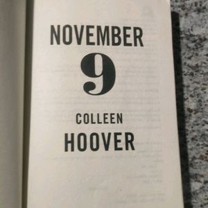 November 9 By Colleen Hoover