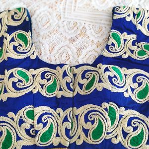 Gorgeous Thread Embroidered Work Blouse