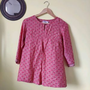 Fabindia Coral Motif Top