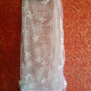 White Net Dupatta