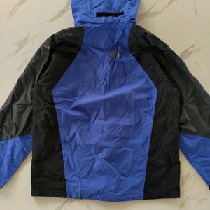 NORTH FACE GORTEX HOODED WINDCHEATER BLUE JACKET