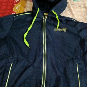 Men Navy Blue Color Jacket