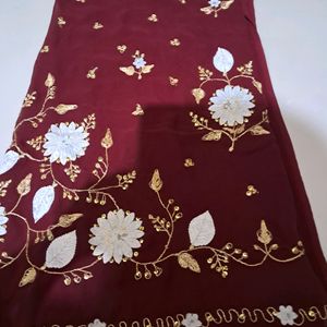 Embroidery Saree