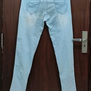 Blue Skinny Fit Jeans Women