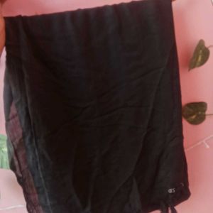 Black Plain Stole