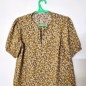 Floral Print Top Size M