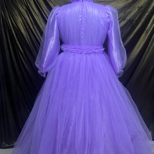 Full Sleeves Designer Gown