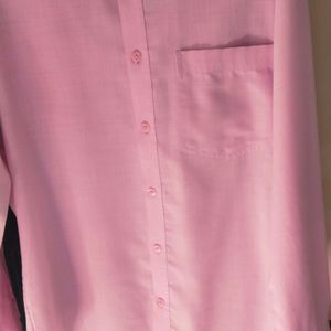 Shirt For Men Baby Pink Colour No Damage Some Time