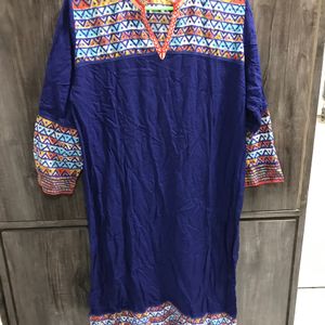 Navy blue kurta