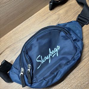 Skyabags Waist Bag In Navy Blue