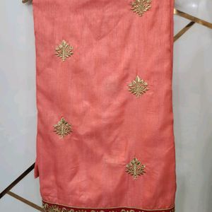 Pink Saree with Blouse