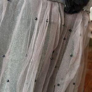 Grey Gown For Girls