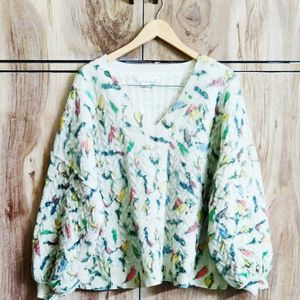 Pista Colour Printed Baggi Sweater Size-46-48