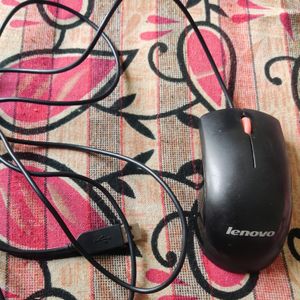 Wired Lenovo Mouse