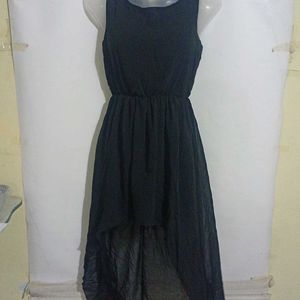 CUTE BLACK UP AND DOWN DRESS