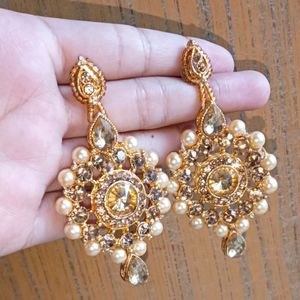 Golden Pearl Jwellery Set