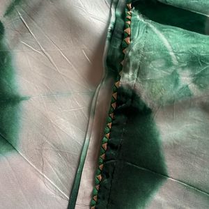 Shibori Organza Saree