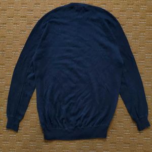 ZARA ROUND NECK ROYAL BLUE SWEATER