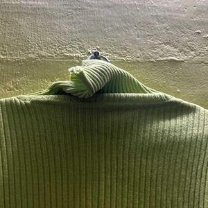 Green Turtle Neck