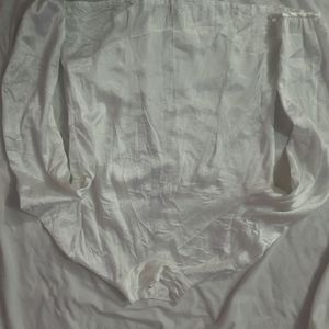 A Satin Off white Shirt