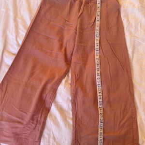 Peach Linean Women Pant