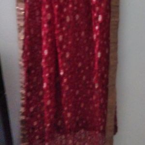 Mehroon Dupatta