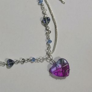 Cinderella Big Heart Y2K Fairycore Necklace