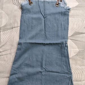 Street9 Pinafore Shift/Denim Dress