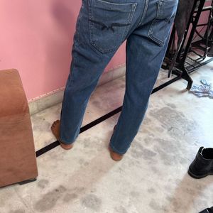 denim man blue jeans with good condition