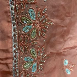 Beautiful Hand Stone Zarkan Work Suit