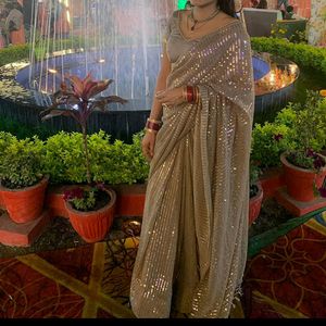 Party Wear Brand New Saree Not Used 🚫 No Coin