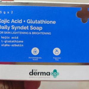 The Derma Co Kojic Acid + Glutathione Daily Soap