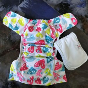 Adjustable Washable Cloth Diaper Combo