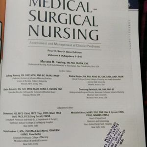 New Medical Surgical Nursing Textbook