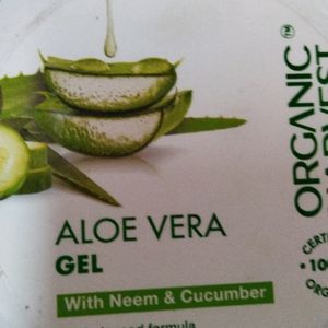 ORGANIC HARVEST ALOE VARA GEL(More Than 50% Left)