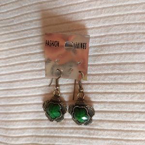 Green Earring