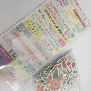 Card Making Stickers Without Glue