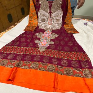 Original Pakistani 40 Size Embroidered Suit