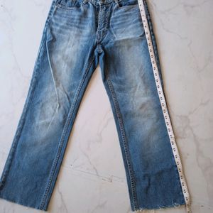 Non Stretchable Straight Jeans