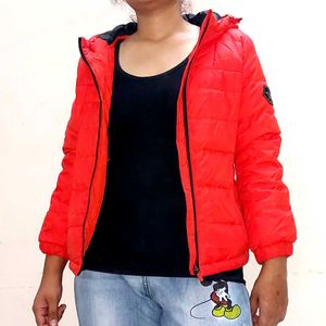 Women Puffer Jacket With Insert Pockets