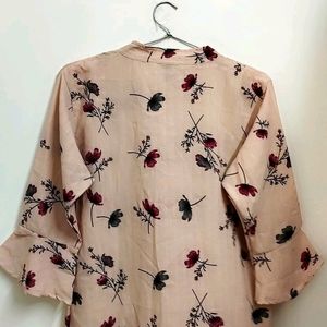 Flowers Design Tunic Top 🥀