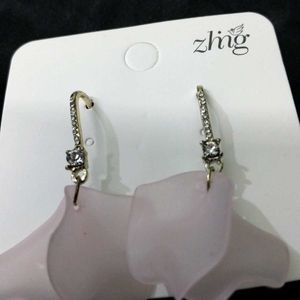 Pink Tullip Earings